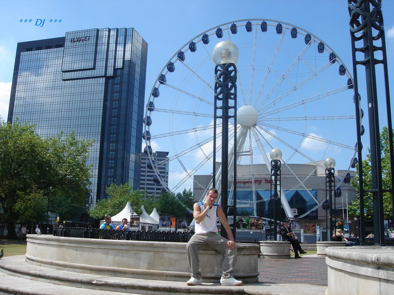 SYMHONY HALL AND THE BIRMINGHAM WHEEL, CENTENARY SQUARE